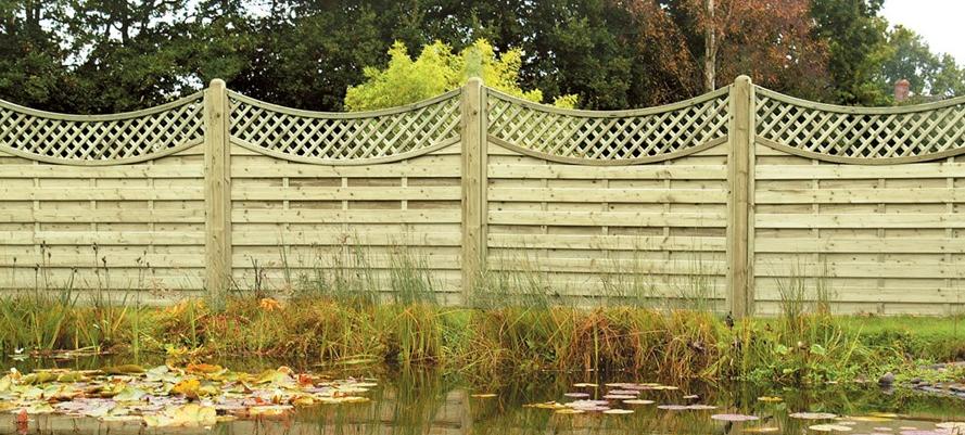 Image of Long Garden Fencing